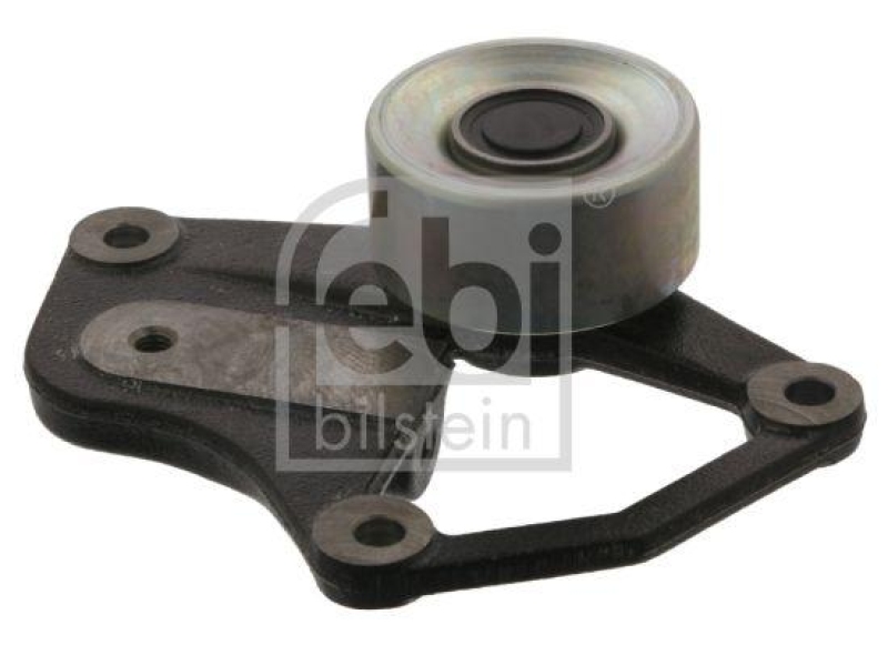 FEBI BILSTEIN 05082 Umlenkrolle mit Halter, für Keilrippenriemen für Peugeot