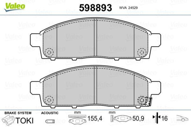 VALEO 598893 SBB-Satz PREMIUM