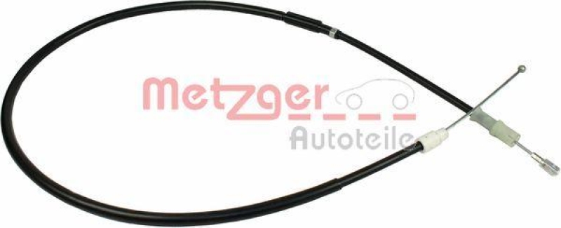 METZGER 10.9890 Seilzug, Feststellbremse für MB/VW hinten links/rechts