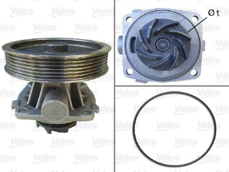 VALEO 506669 Wasserpumpe CITROEN, FIAT, PEUGEOT CITR