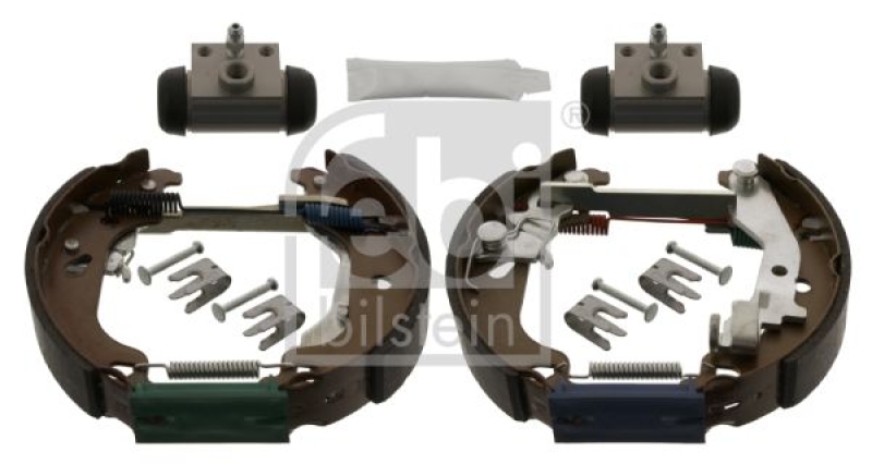 FEBI BILSTEIN 38745 Bremsbackensatz mit Anbaumaterial für Fiat