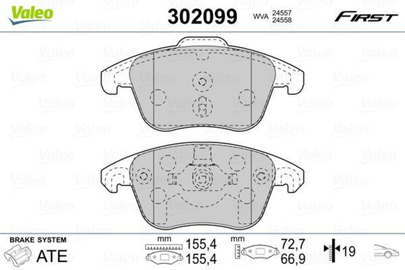 VALEO 302099 SBB-Satz FIRST