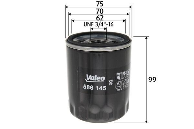 VALEO 586145 Filter