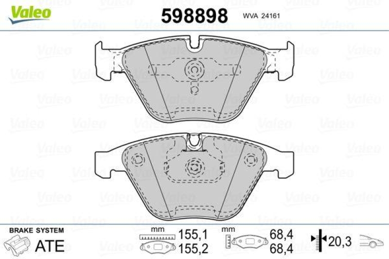 VALEO 598898 SBB-Satz PREMIUM