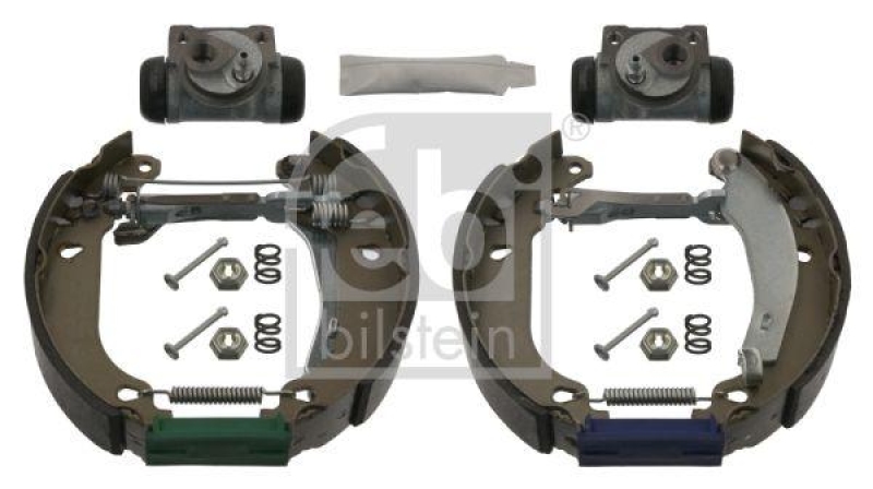 FEBI BILSTEIN 37231 Bremsbackensatz mit Anbaumaterial für Renault