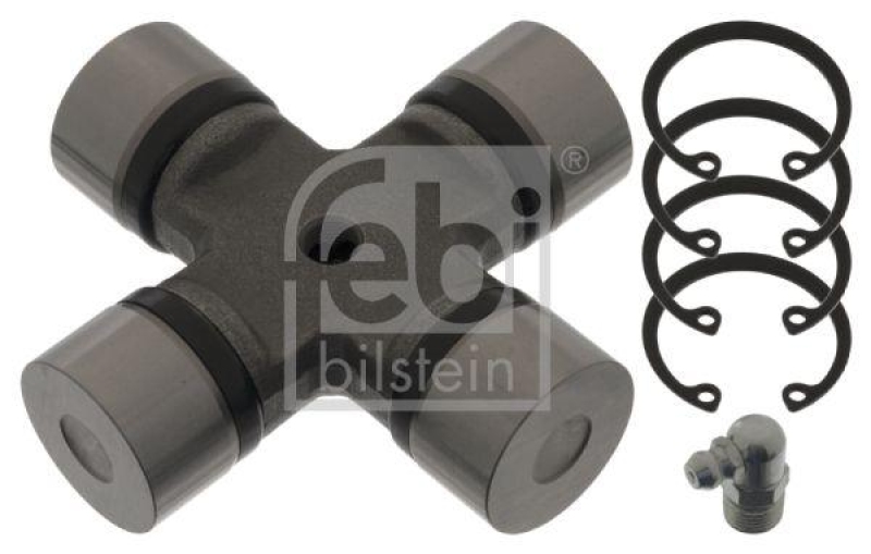 FEBI BILSTEIN 47440 Kreuzgelenk für Gelenkwelle, mit Schmiernippel für Mitsubishi FUSO