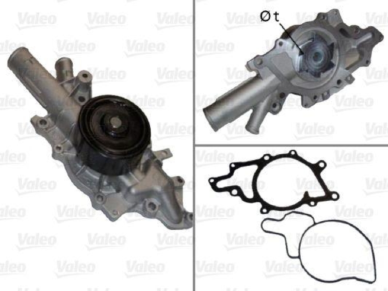 VALEO 506676 Wasserpumpe MERCEDES Classe C, E, M