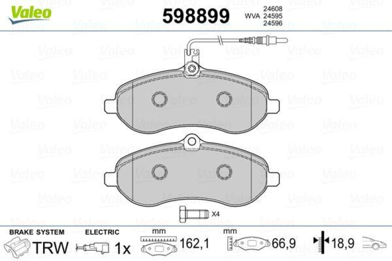 VALEO 598899 SBB-Satz PREMIUM