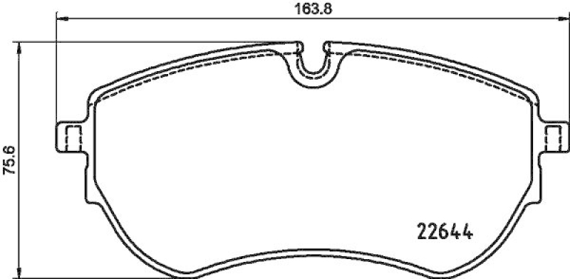 HELLA 8DB 355 037-731 Scheibenbremsbelagsatz