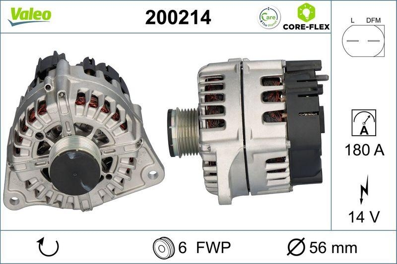 VALEO 200214 Generator - CORE-FLEX - FIAT Ducato