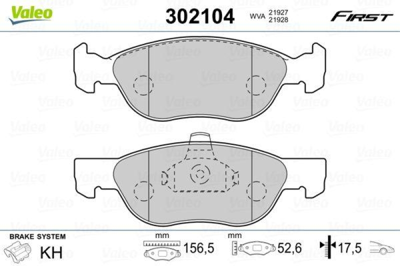 VALEO 302104 SBB-Satz FIRST