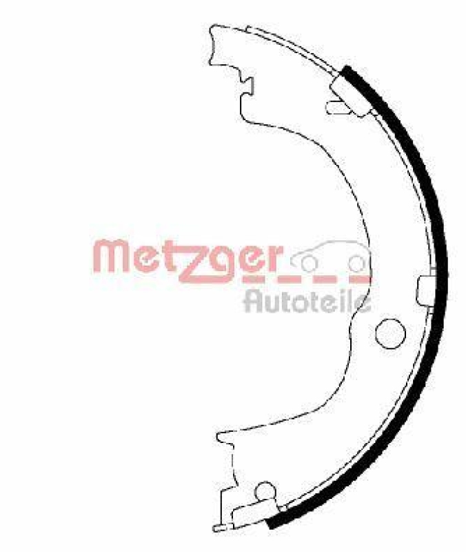 METZGER Bremsbackensatz, Feststellbremse