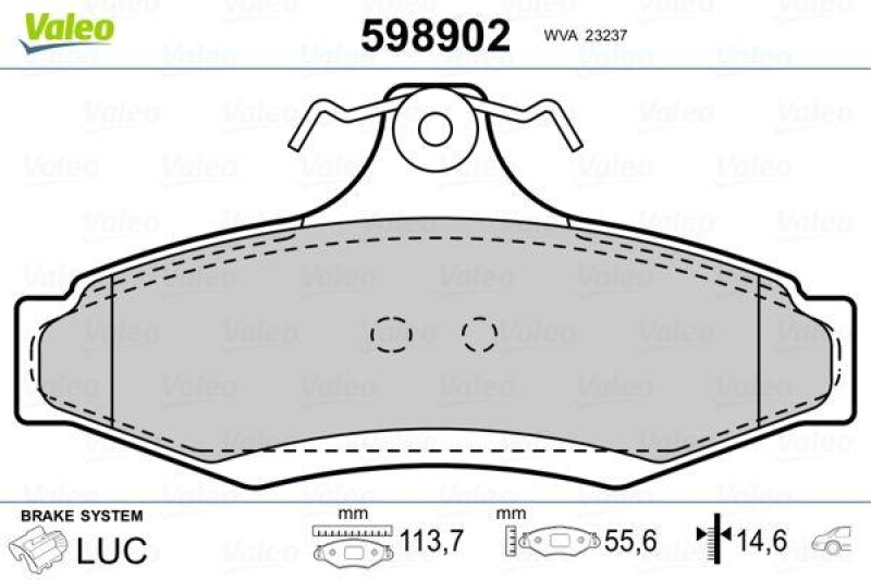 VALEO 598902 SBB-Satz PREMIUM