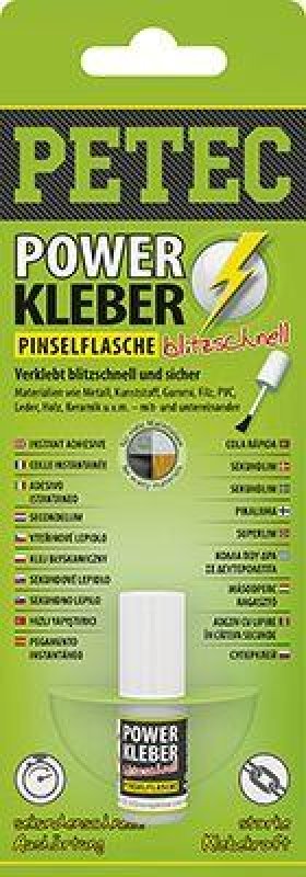 PETEC 93404 Power Kleber blitzschnell transparent 4g