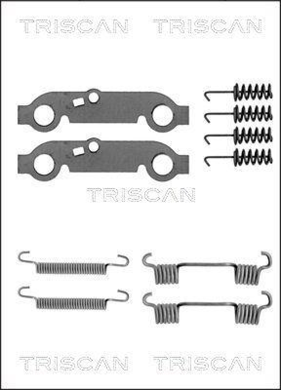 TRISCAN 8105 232083 Montagesatz F. Bremsbacken, Handbremse für Mercedes