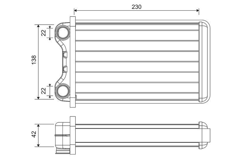 VALEO 812255 Wärmetauscher AUDI A4 / SEAT Exeo