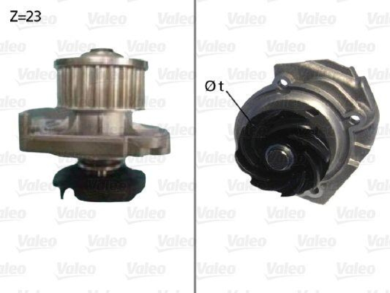 VALEO 506686 Wasserpumpe FIAT, LANCIA FIAT ALBEA