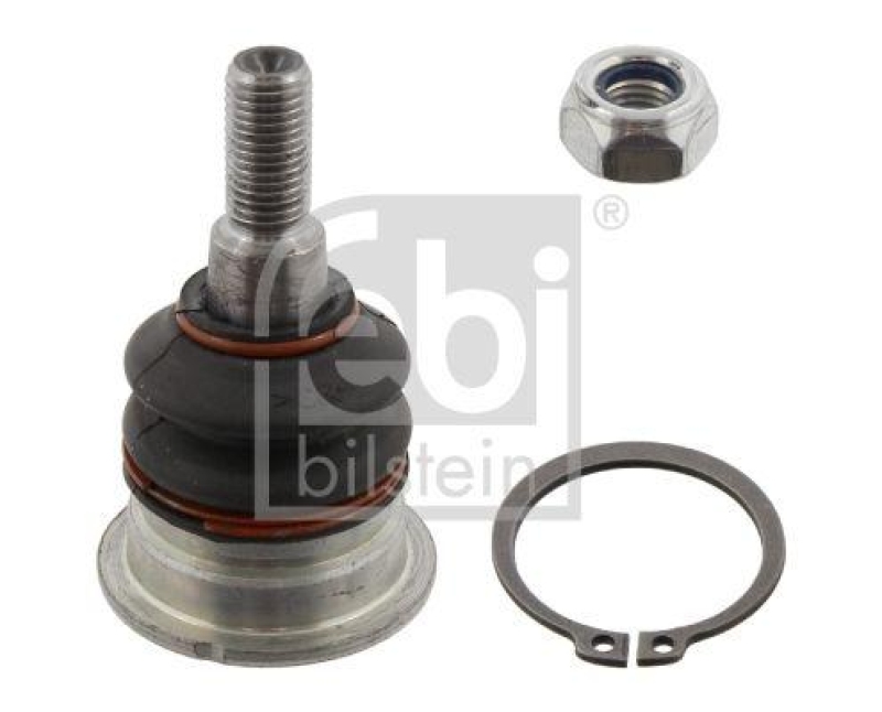 FEBI BILSTEIN 30863 Traggelenk mit Sicherungsmutter und Sicherungsring für HYUNDAI