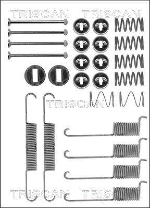 TRISCAN 8105 232558 Montagesatz F. Bremsbacken für Mercedes