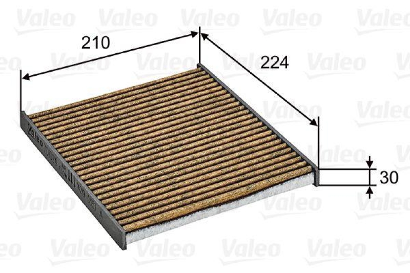 VALEO 701024 Innenraumfilter (Polyphenol)