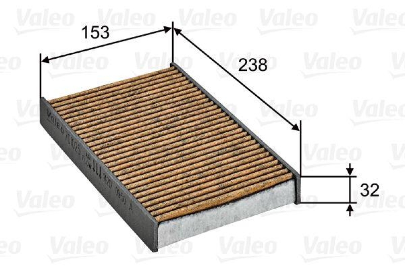 VALEO 701025 Innenraumfilter (Polyphenol)