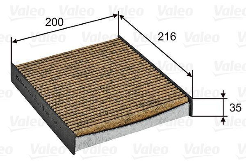 VALEO 701026 Innenraumfilter (Polyphenol)