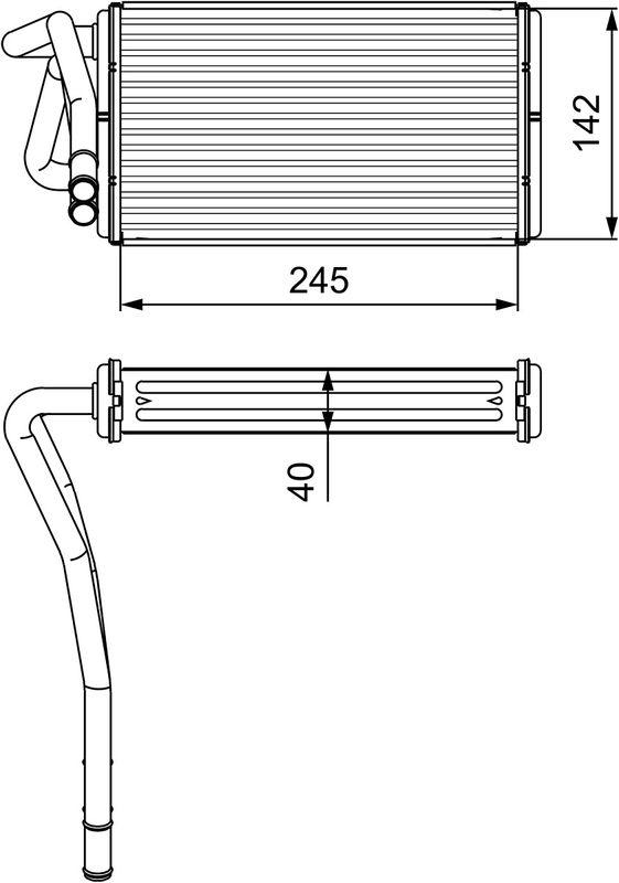 VALEO 812277 Warmetauscher FORD Transit