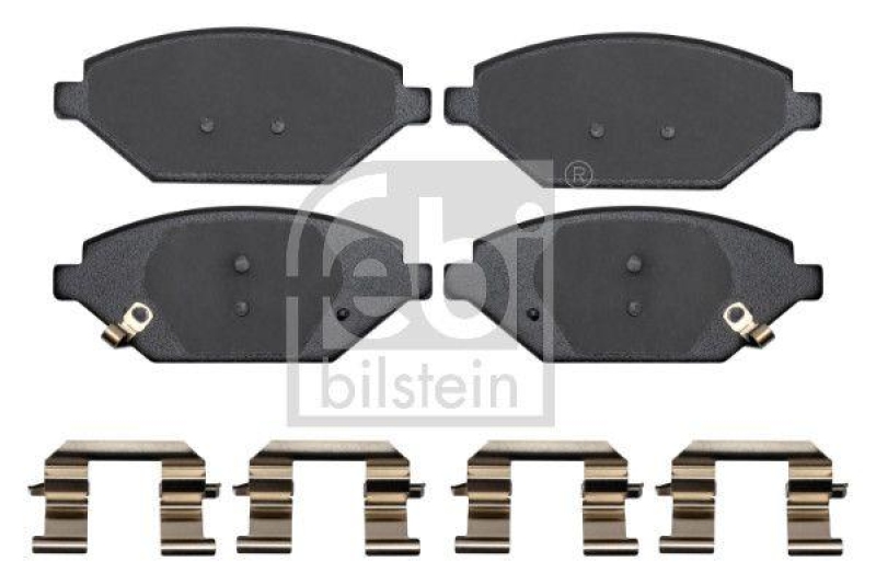 FEBI BILSTEIN 175679 Bremsbelagsatz mit Befestigungsmaterial für Vauxhall