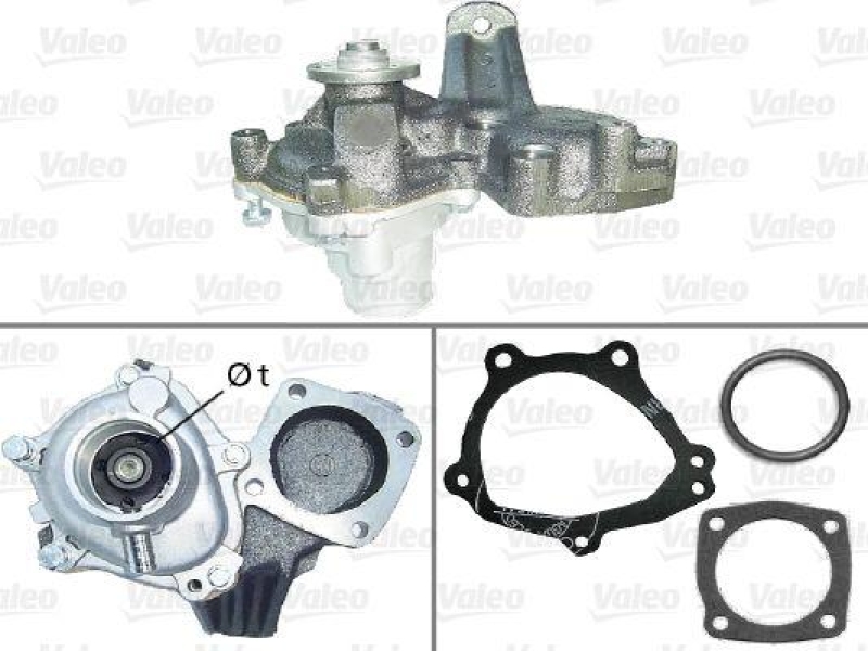 VALEO 506695 Wasserpumpe FIAT, INNOCENTI FIAT FIORIN