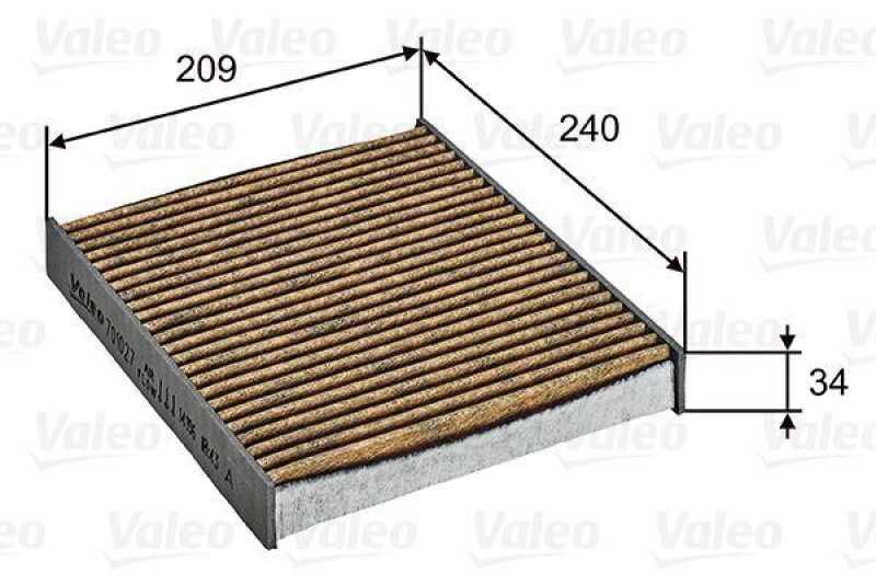 VALEO 701027 Innenraumfilter (Polyphenol)