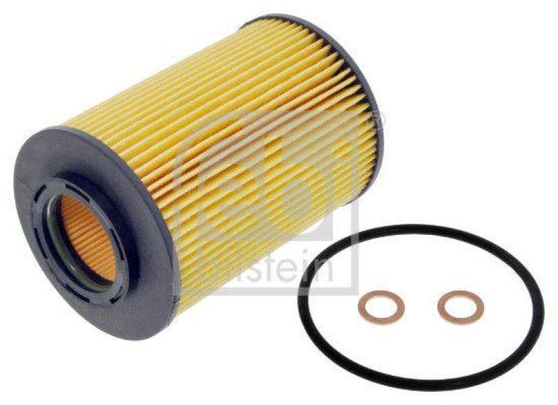 FEBI BILSTEIN 184412 Ölfilter mit Dichtring und Dichtungen für HYUNDAI