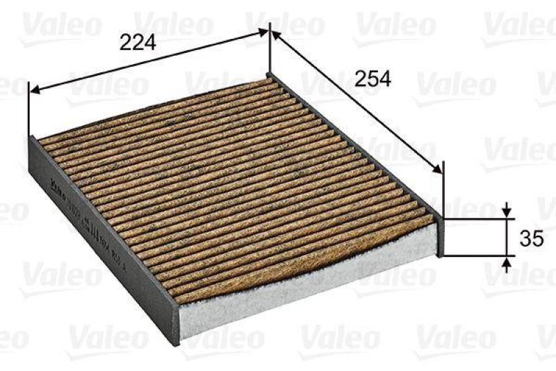 VALEO 701029 Innenraumfilter (Polyphenol)