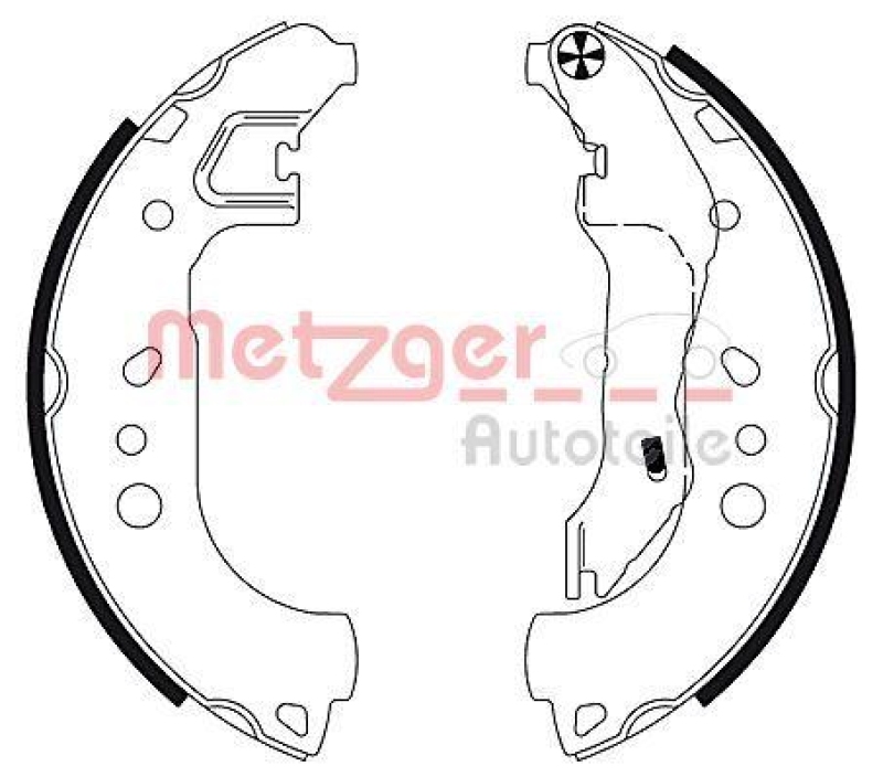 METZGER MG 132 Bremsbackensatz