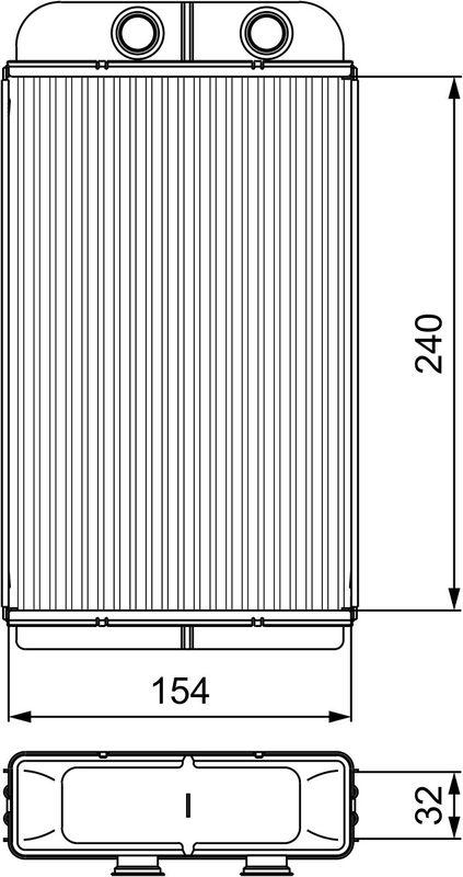 VALEO 812282 Warmetauscher LANCIA LYRA