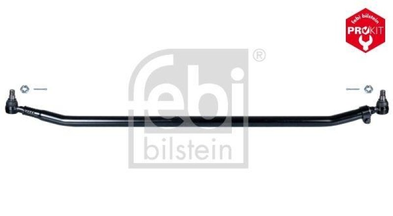 FEBI BILSTEIN 46091 Spurstange mit Kronenmuttern und Splinten für Scania