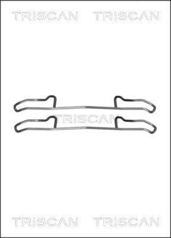 TRISCAN 8105 241536 Montagesatz, Scheibenbremsbelag für Opel Vectra