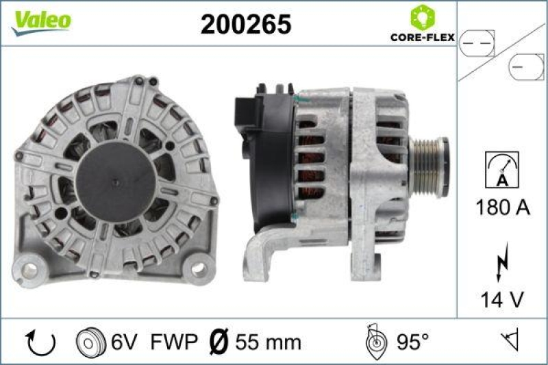 VALEO 200265 Generator - CORE-FLEX - BMW 3 series