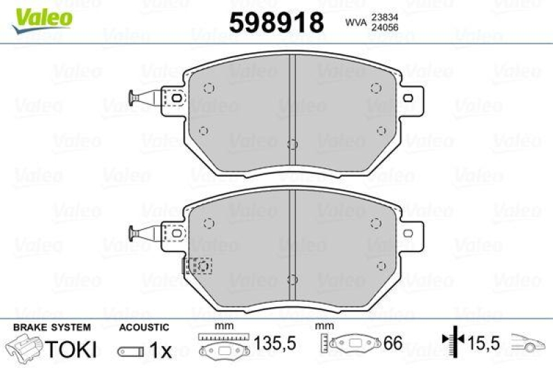 VALEO 598918 SBB-Satz PREMIUM