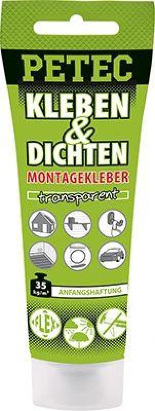 PETEC 94170 Kleben & Dichten Montagekleber transparent 80ml