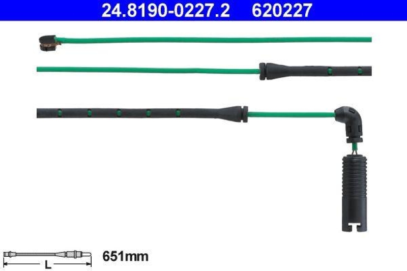 ATE 24.8190-0227.2 Warnkontakt für BMW 3erE46