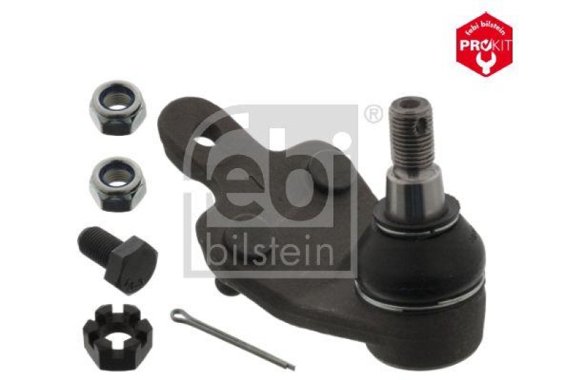 FEBI BILSTEIN 43074 Traggelenk mit Kronenmutter und Splint für TOYOTA