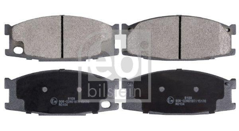 FEBI BILSTEIN 16949 Bremsbelagsatz für Mitsubishi FUSO