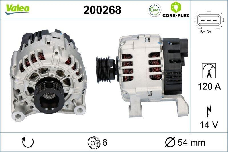 VALEO 200268 Generator - CORE-FLEX - BMW M3