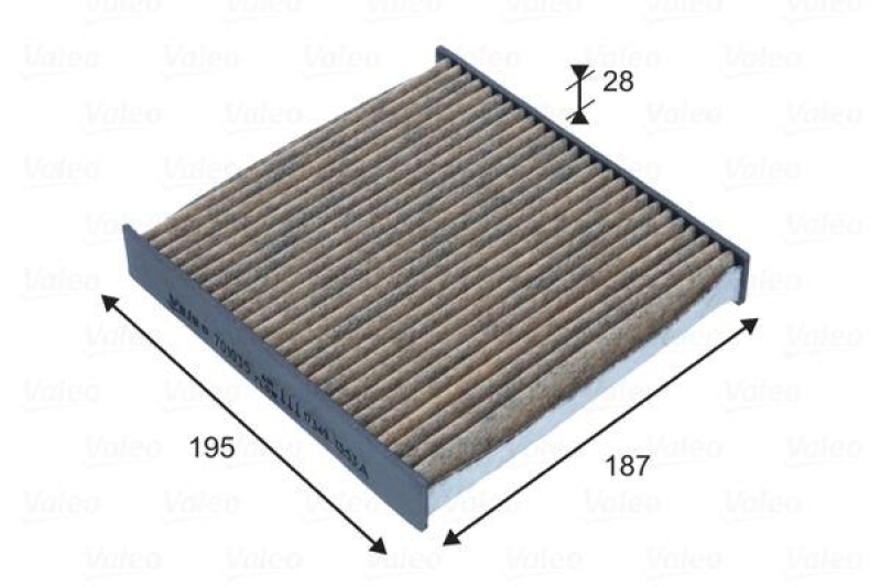 VALEO 701035 Innenraumfilter (Polyphenol)