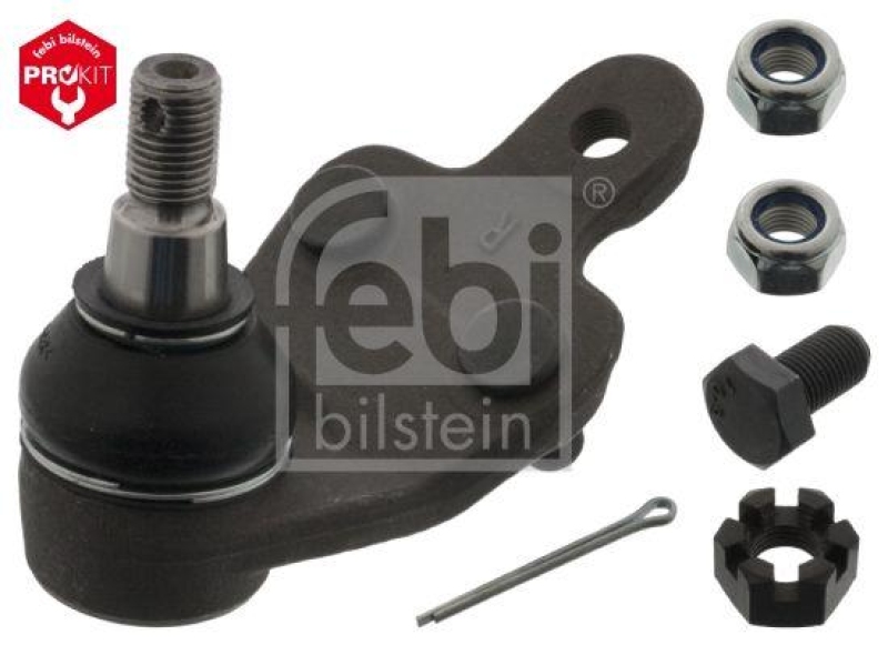 FEBI BILSTEIN 43076 Traggelenk mit Kronenmutter und Splint für TOYOTA