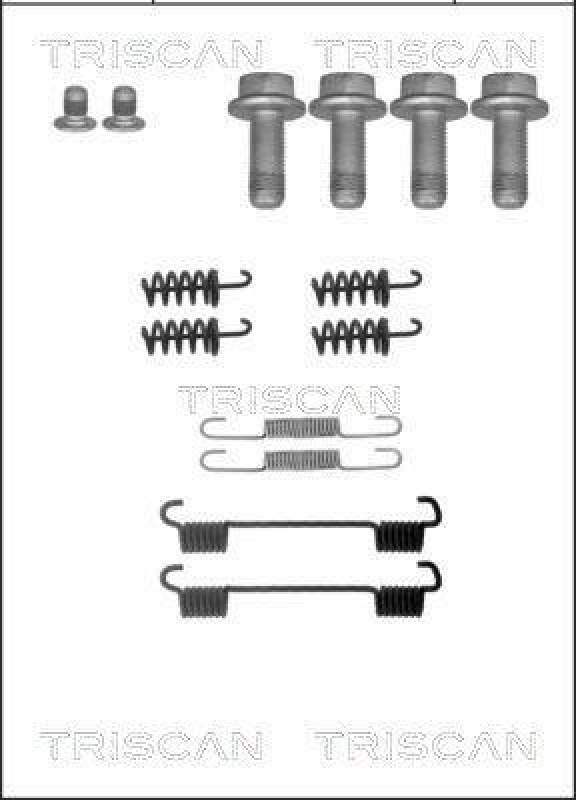 TRISCAN 8105 232565 Montagesatz F. Bremsbacken, Handbremse für Mercedes