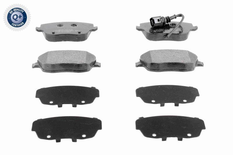 VAICO V10-8180 Bremsbelagsatz, Scheibenbremse Vorderachse, System: Girling Wva: 23581 f&uuml;r SKODA