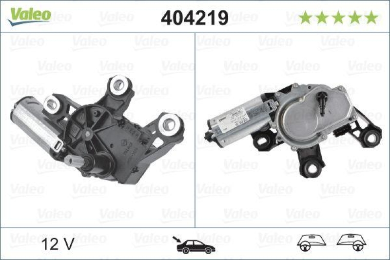 VALEO 404219 Wischermotor Heck