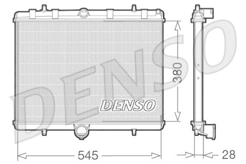 DENSO DRM07060 Kühler PEUGEOT 807 (E) 2.0 HDI (2006 - )