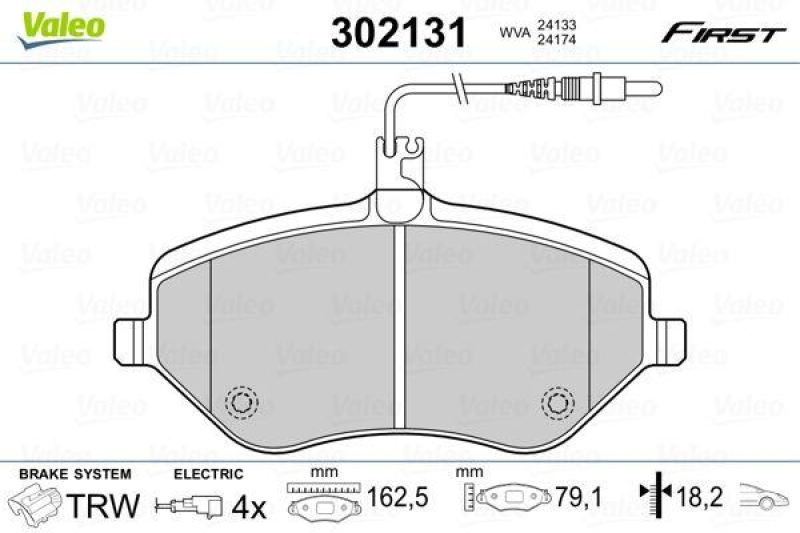 VALEO 302131 SBB-Satz FIRST